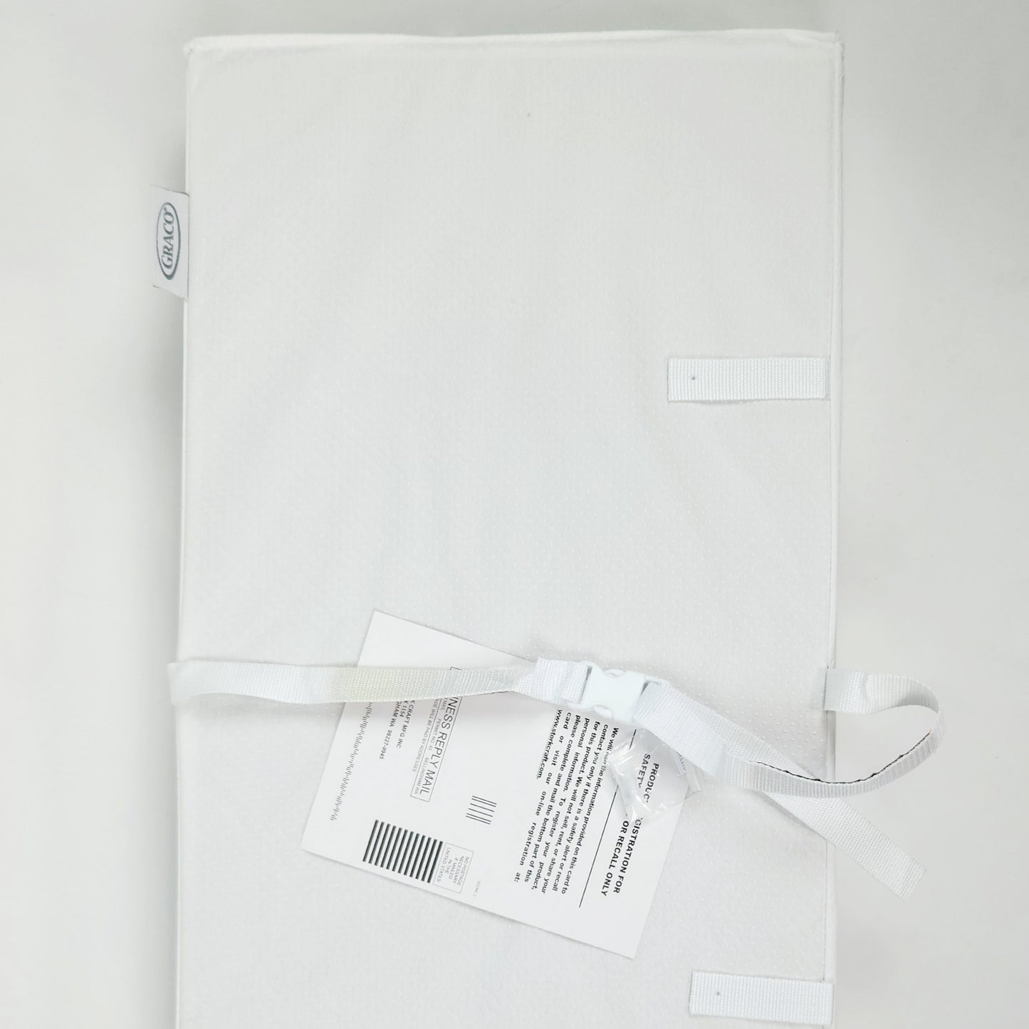 Graco Premium Contoured Changing Pad in white back side