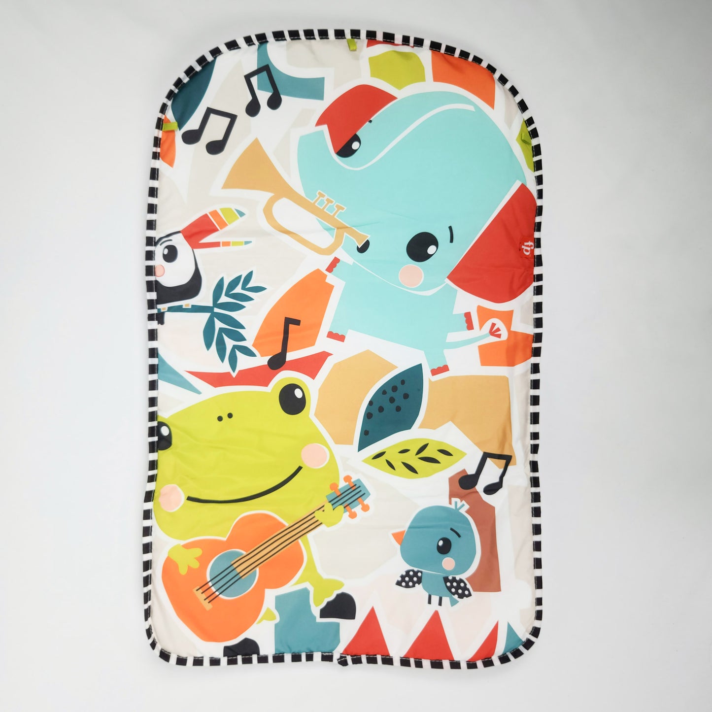 Fisher-Price Glow and Grow Kick & Play Piano Gym playmat top view of the mat