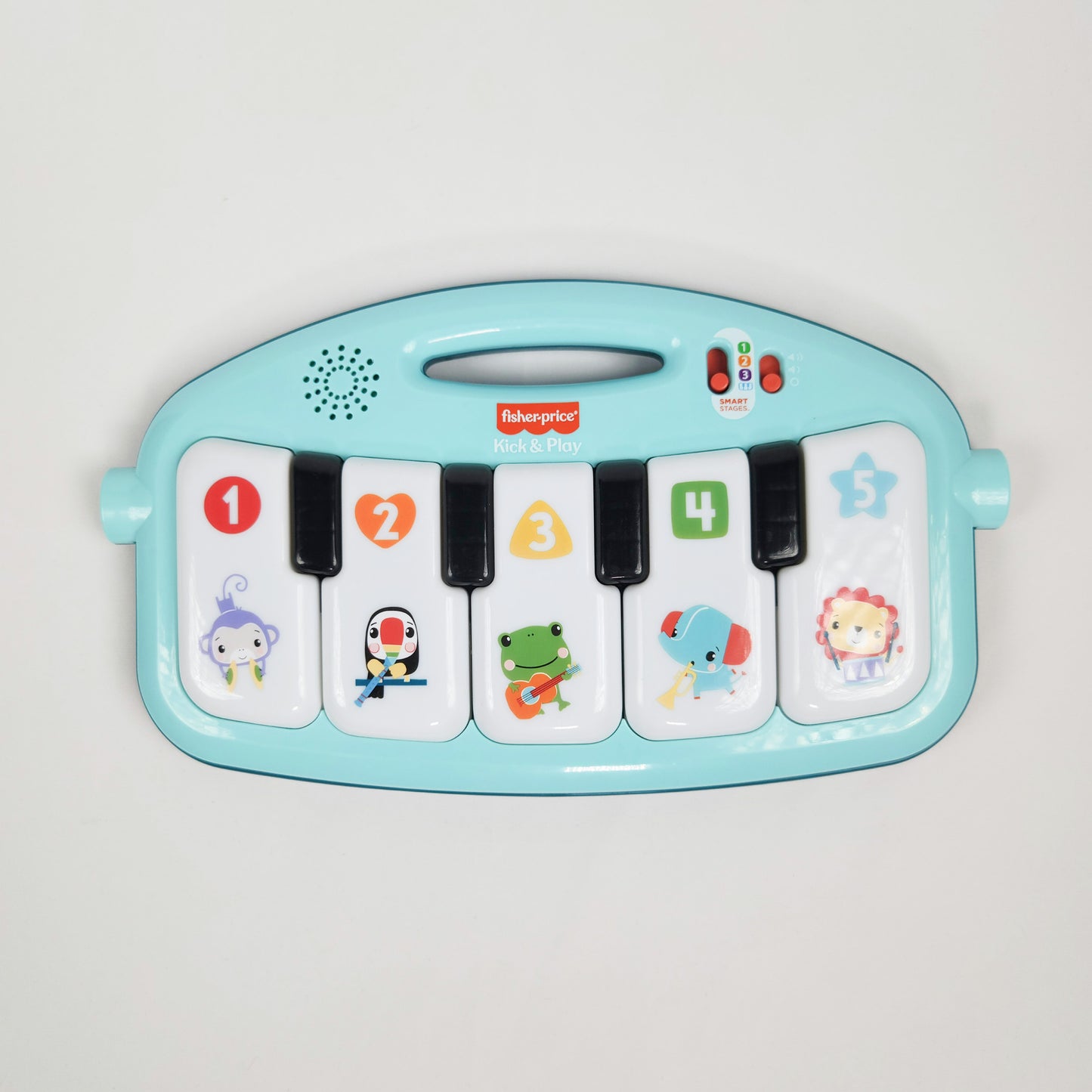 Fisher-Price Glow and Grow Kick & Play Piano Gym playmat the blue piano
