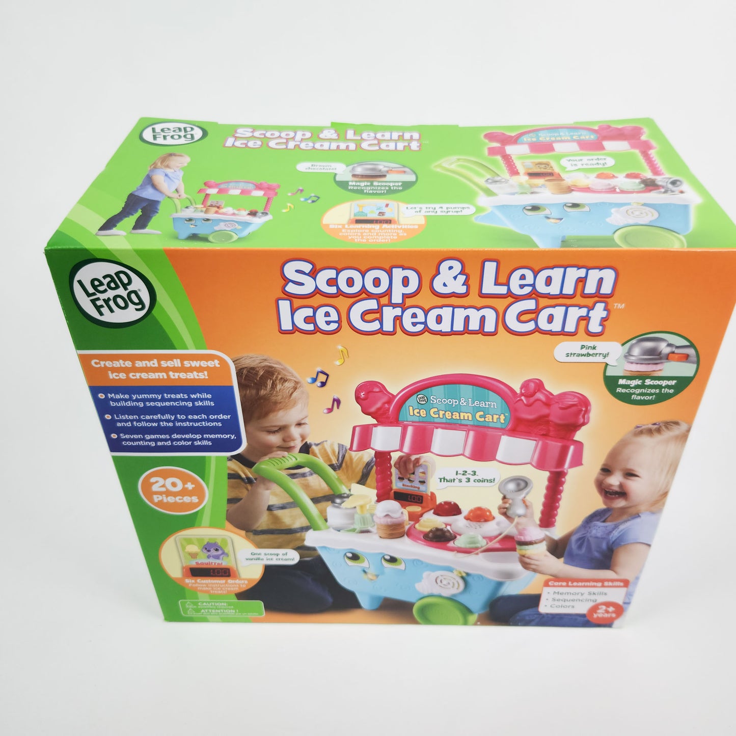LeapFrog Scoop & Learn Ice Cream Cart - English Version packaging box