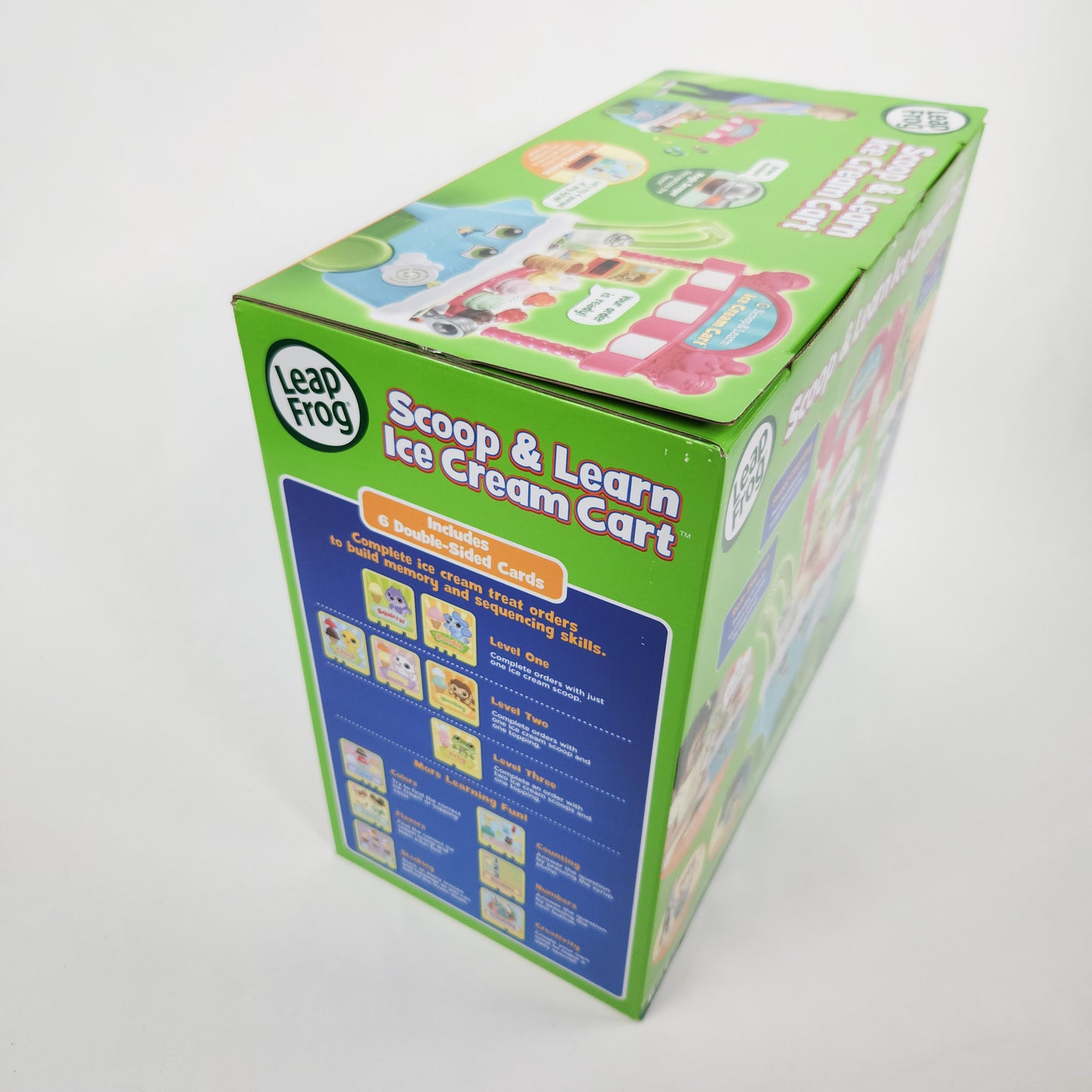 LeapFrog Scoop & Learn Ice Cream Cart - English Version packaging box