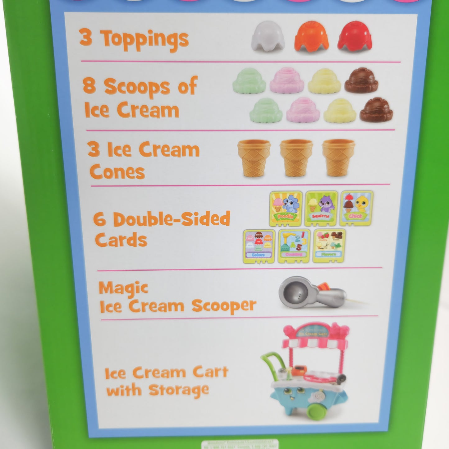 LeapFrog Scoop & Learn Ice Cream Cart - English Version packaging box