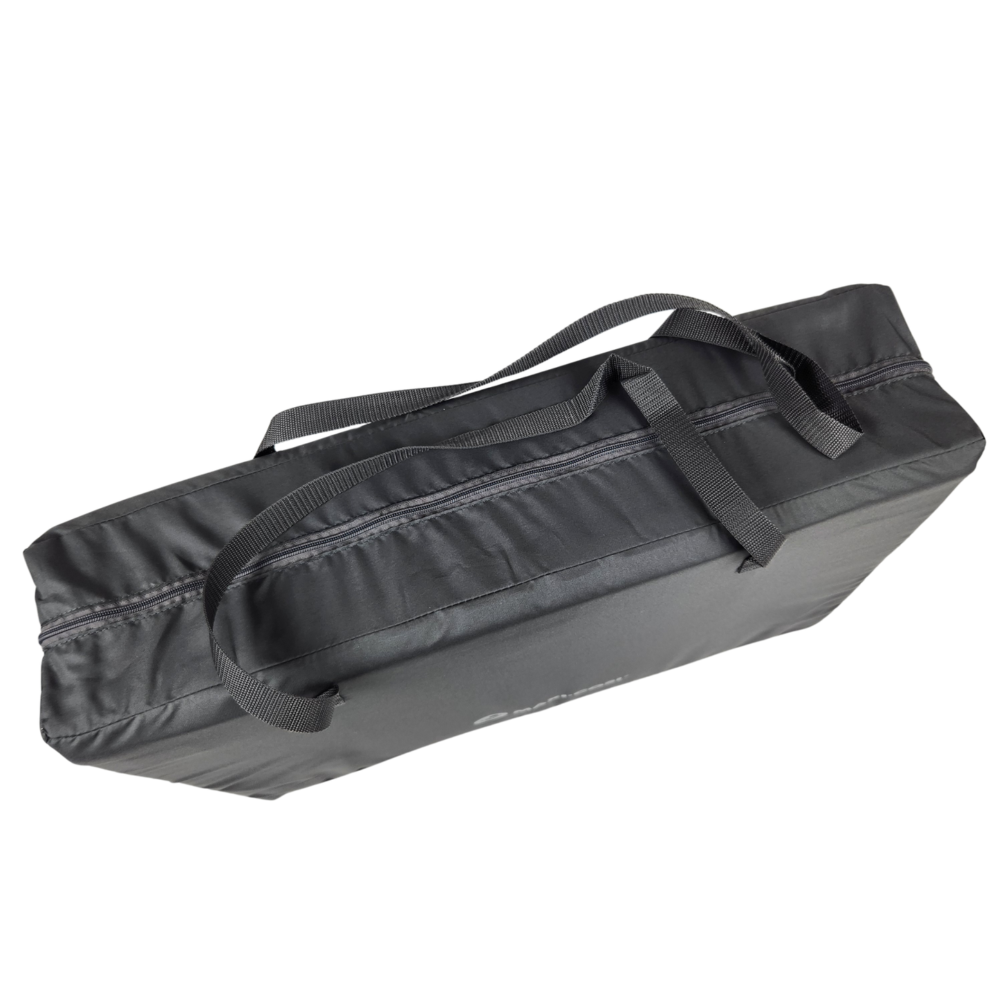 Maxi-Cosi Calao Light Playard Bassinet Beyond Graphite folded inside portable carry bag