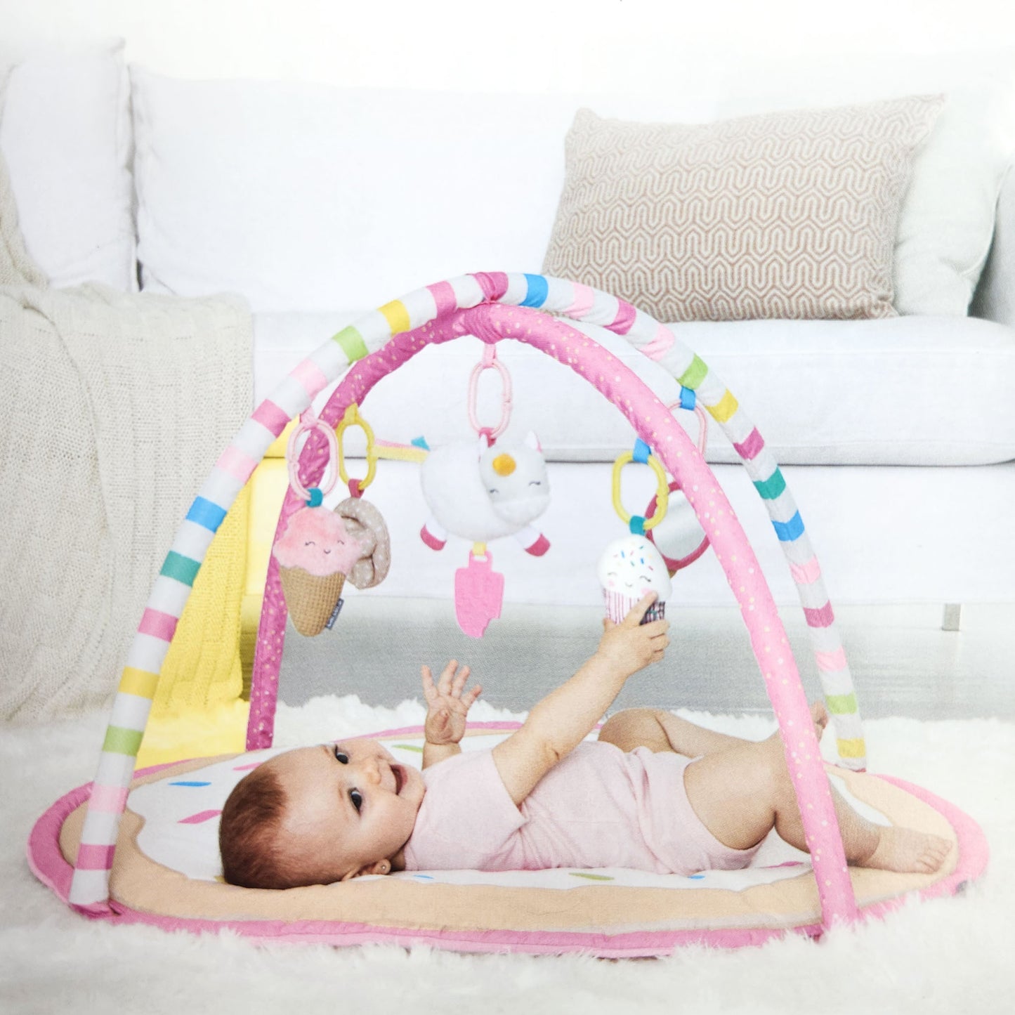 Skip Hop Carter's Sweet Surprise Baby Play Mat and Infant Activity Gym