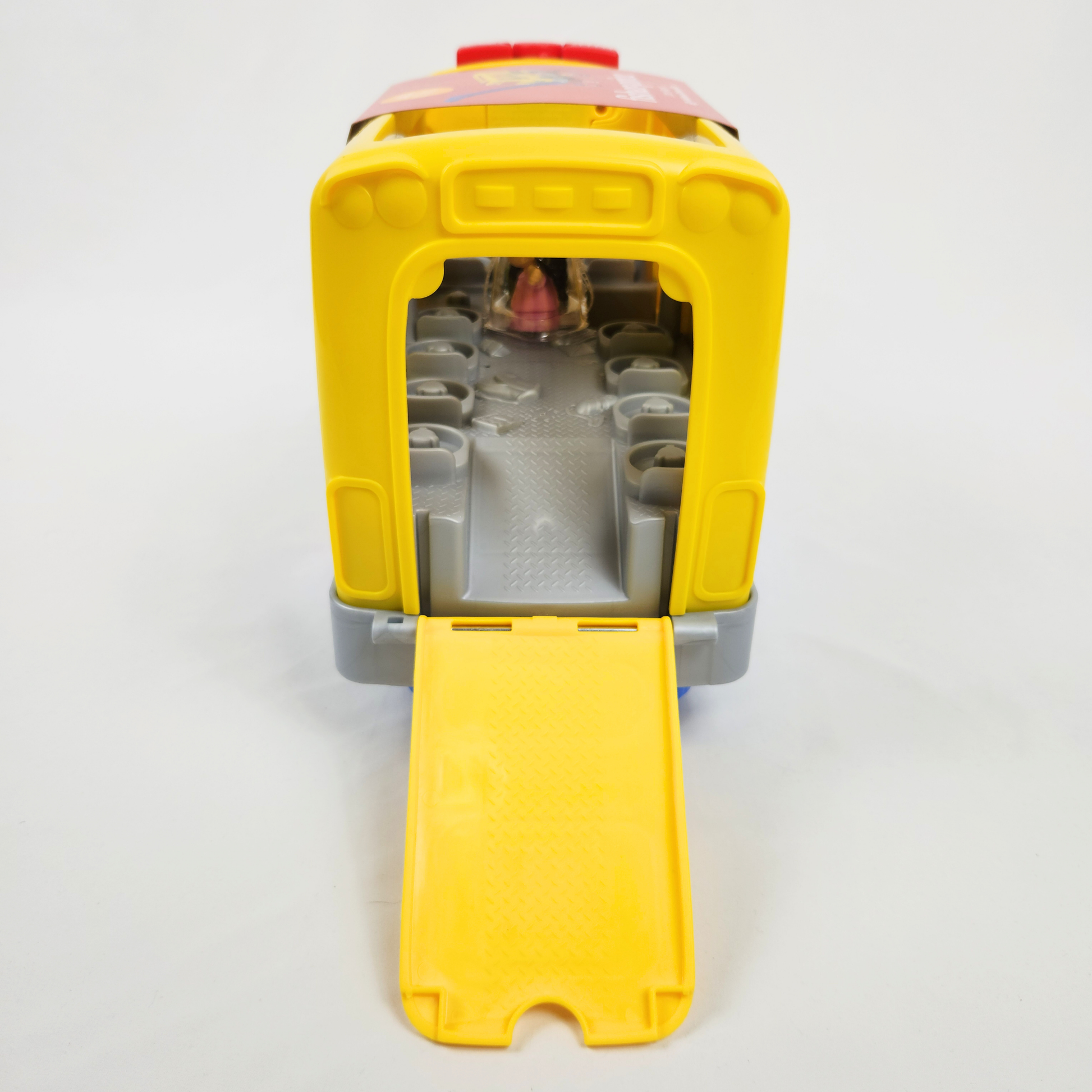 Fisher Price Little People Big Yellow School Bus in packaging back view