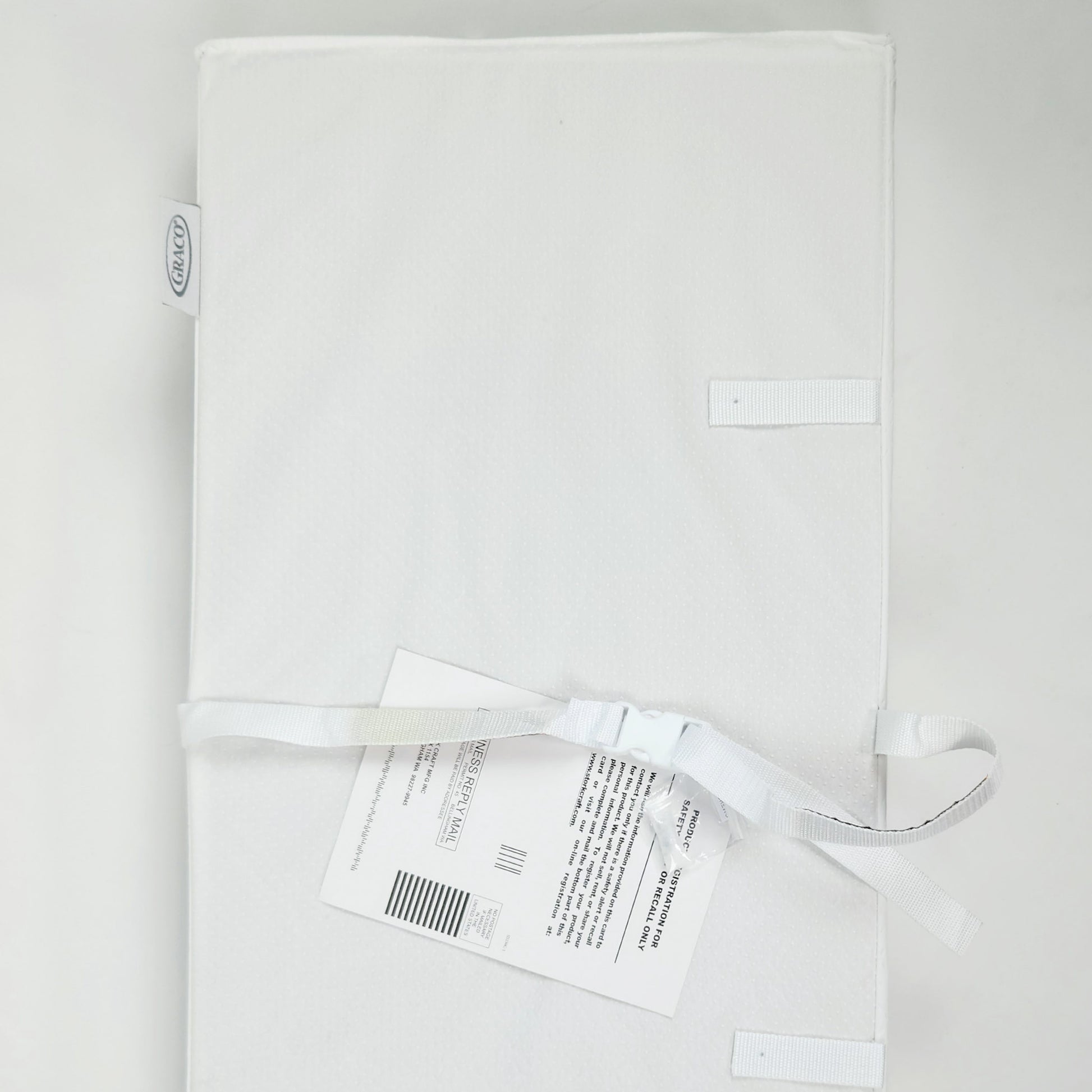 Graco Premium Contoured Changing Pad in white back side