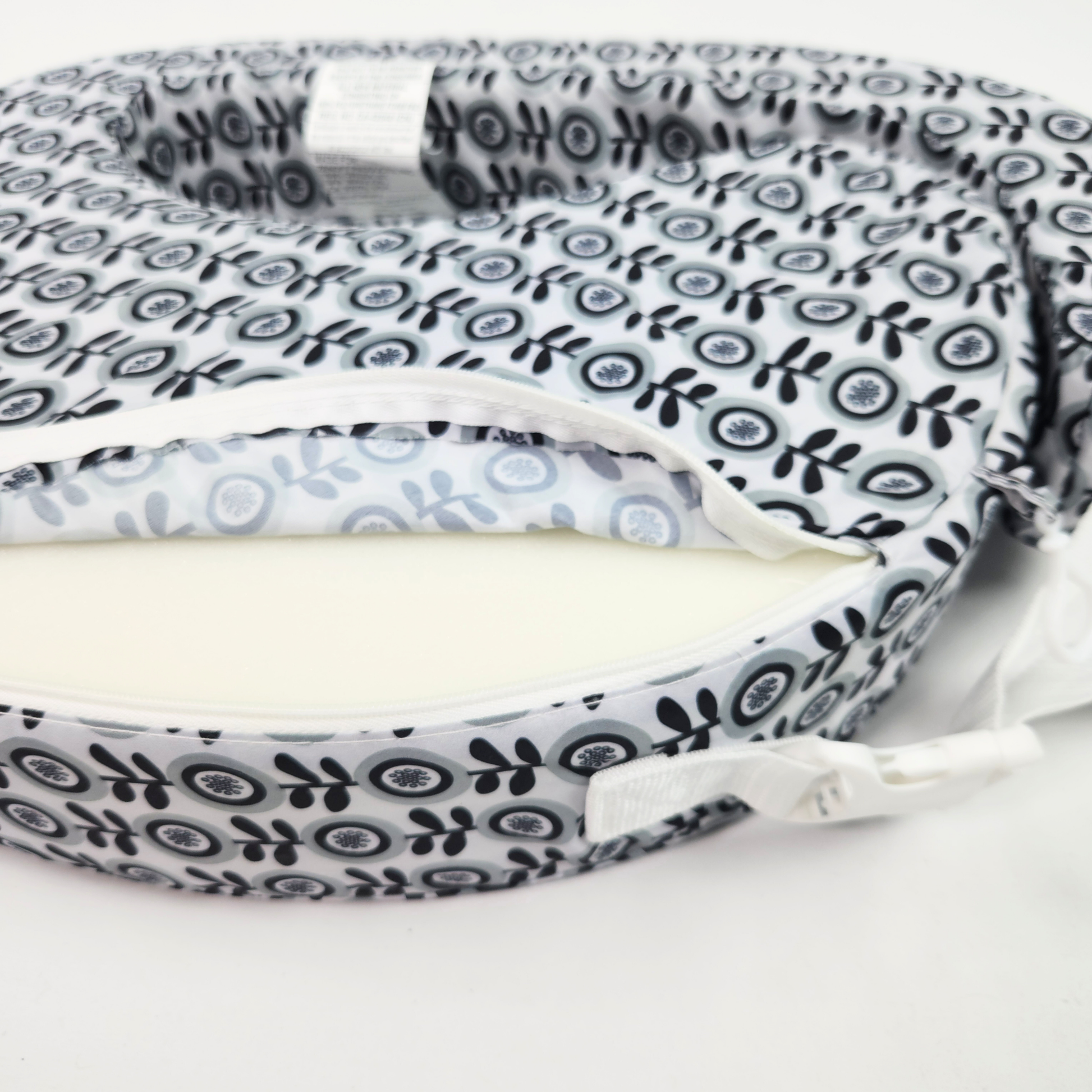 My Brest Friend Original Nursing Pillow Midnight Poppy wraparound breastfeeding support pillow zipper